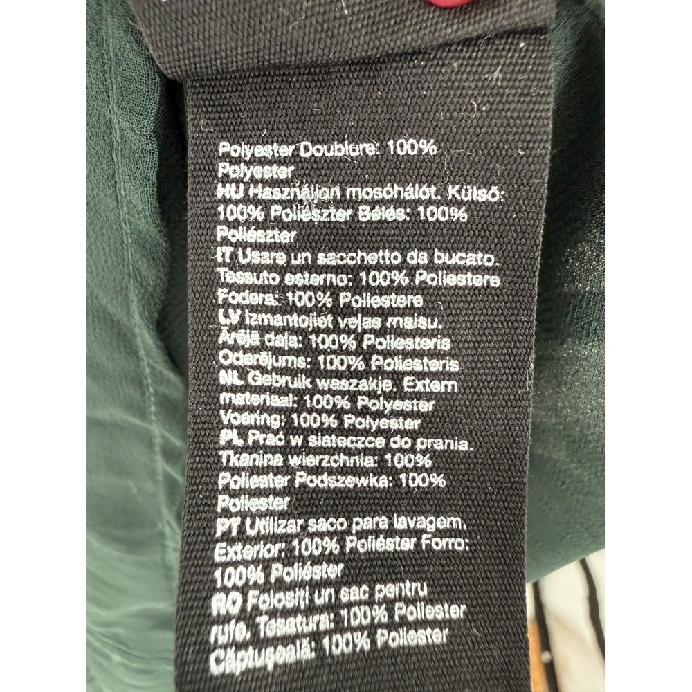 & Other Stories Womens Green Shimmer Pleated Maxi Dress Size 4 Holiday NEW - Picture 12 of 16